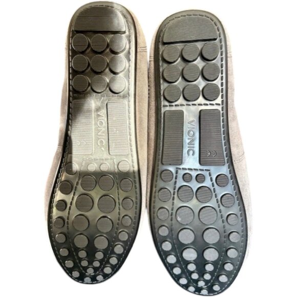 Vionic Dayna Suede Loafers Snake Print - Charcoal - 9.5 WIDE - Picture 7 of 11